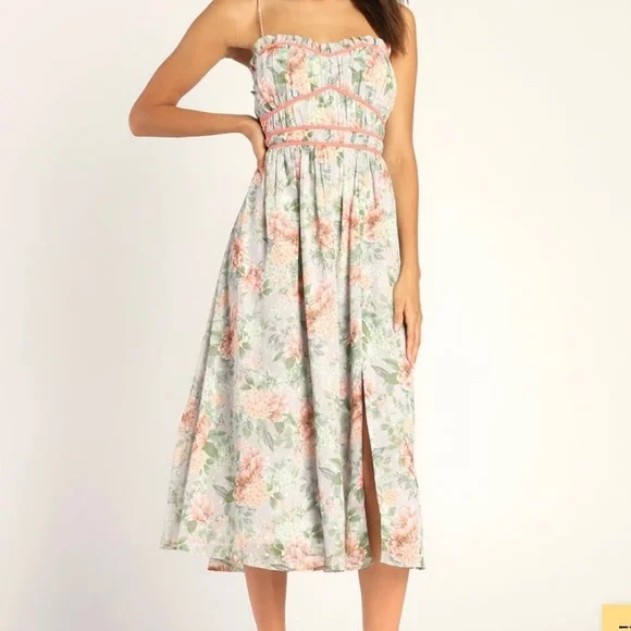 green emerald velvet dress Petal & Pup Lulu Set - Blue Floral